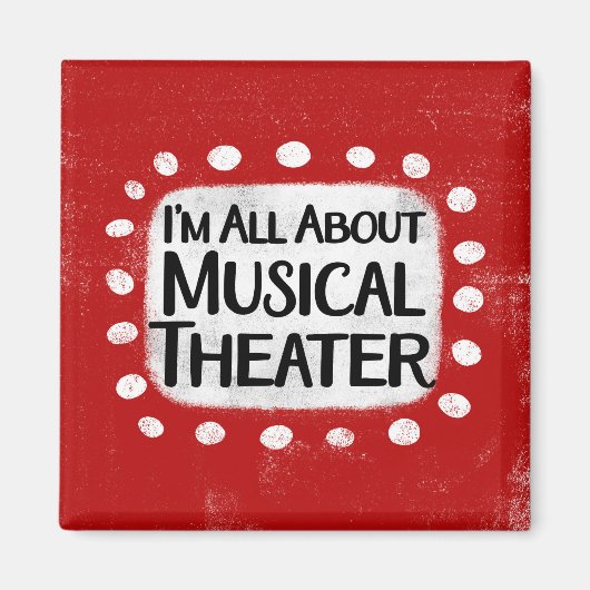 All Aboutミュージカルシアター冷凍機マグネット マグネット (正面)