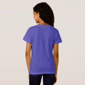 All About体操タイポグラフィinターコイズ Tシャツ (裏面フル)