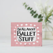 All About Ballet物グリーティングカード カード (スタンド正面)