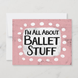 All About Ballet物グリーティングカード カード