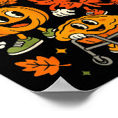 All About Fall Prevention Funny Autumn Therapy Pt ポスター (角)