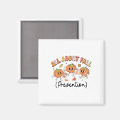 All About Fall Prevention Slp Ot Pt Pumpkin Autumn マグネット (正面/裏面)