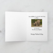 All About Family Special Father's Dayパパ カード (内部)