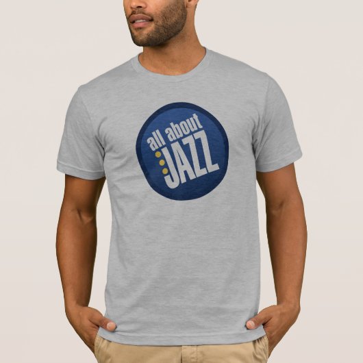 All About Jazz ユニセックス Bella Canvas T Shirt Tシャツ (正面)