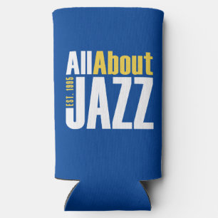 All About Jazz 16 ozベバレッジクーラー スリム缶クーラー