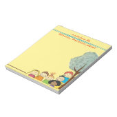 All About Kids- – 学校心理学者ノートパッド ノートパッド (回転)