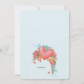 All About Love Bridal Shower Invitation 招待状 (裏面)