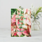 All About Me Flat Greeting Card (スタンド正面)