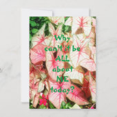 All About Me Flat Greeting Card (正面)