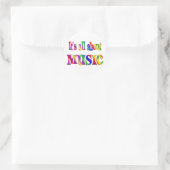 All About Music ラウンドシール (バッグ)