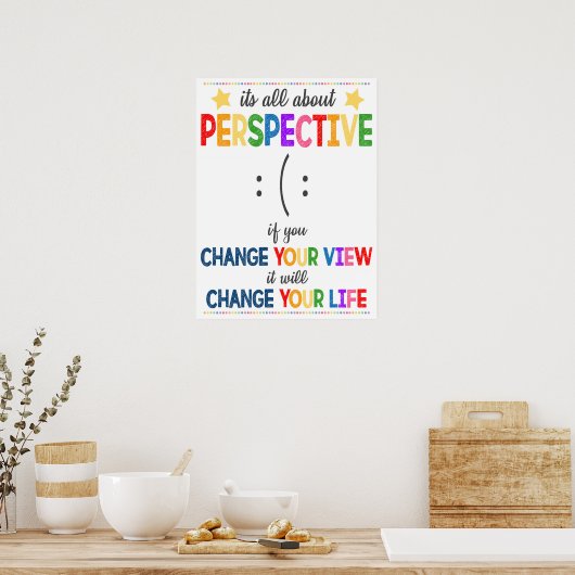 All About Perspective Rainbow Classroomポスター ポスター (キッチン)