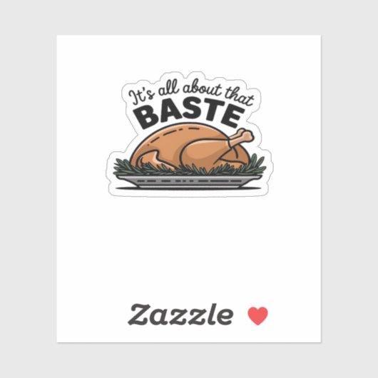 All About That Baste Christmas Classic Retro Look シール (シート)