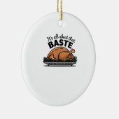 All About That Baste Christmas Classic Retro Look セラミックオーナメント (右)