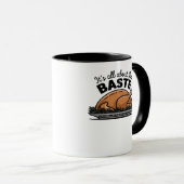 All About That Baste Christmas Classic Retro Look マグカップ (正面右)