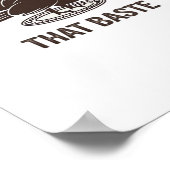 All About That Baste Christmas Trendy Modern Style ポスター (角)