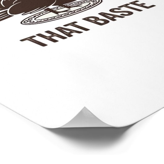 All About That Baste Christmas Trendy Modern Style ポスター (角)