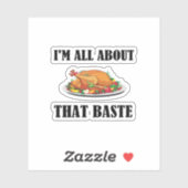 All About That Baste Classic Artistic Design シール (シート)