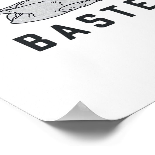 All About That Baste Funny Retro Style ポスター (角)