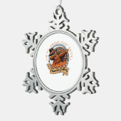 All About That Baste Happy Thanksgiving Classic スノーフレークピューターオーナメント (右)