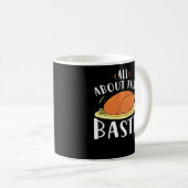 All About That Baste Minimal Design コーヒーマグカップ (正面右)