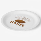 All About That Baste Quote Creative Minimal Style ペーパープレート (アングル)