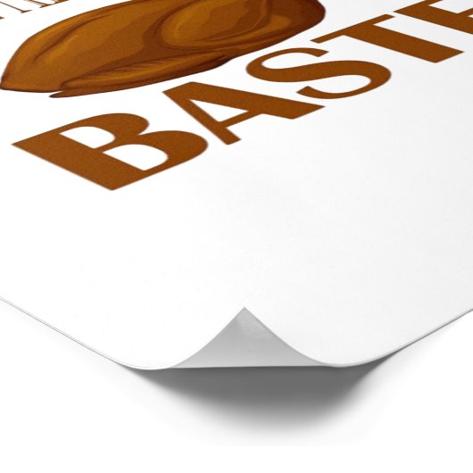 All About That Baste Quote Creative Minimal Style ポスター (角)