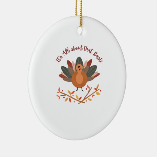 All About That Baste Sloth Classic Whimsical Style セラミックオーナメント (右)