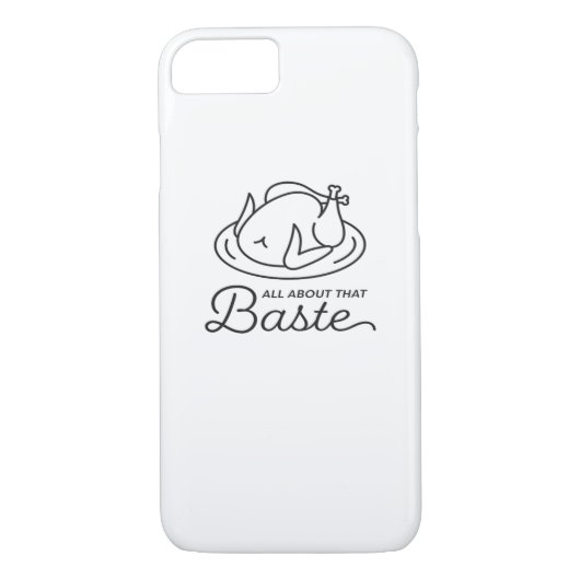 All About That Baste Thanksgiving Minimal Design Case-Mate iPhoneケース (裏面)