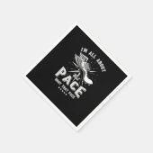 All About That Pace Track Field Runner Triathleet スタンダードカクテルナプキン (角)