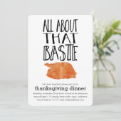 All About the Baste Thanksgiving Dinner サンキューカード (スタンド正面)