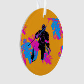 All About The Goalie - Hockey Playerオーナメント オーナメント (正面)