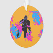 All About The Goalie - Hockey Playerオーナメント オーナメント (正面)