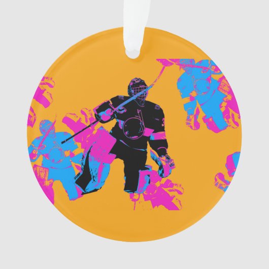 All About The Goalie - Hockey Playerオーナメント オーナメント (正面)