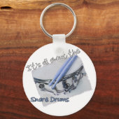 All About the Snare Drums Keychain キーホルダー (正面)