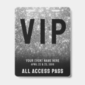 All Access Black White VIP Badge バッジ (正面)
