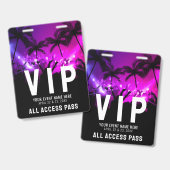 All Access Pass Event VIP バッジ (正面＆裏面)
