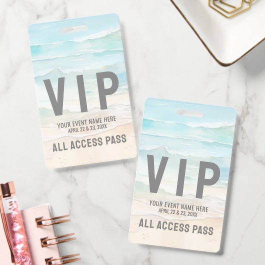 All Access Pass Event VIP バッジ (オフィス)