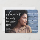 All Aligned | Photo Graduation Announcement 案内状 (正面)