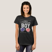 All American Boy 4th Of July USA Sunglasses Family Tシャツ (正面フル)