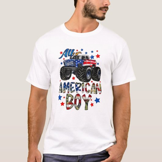 All American Boys 4th of 7月 Tシャツ (正面)