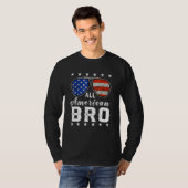 All American Bro 4th Of 7月Men family Matching S Tシャツ (正面フル)