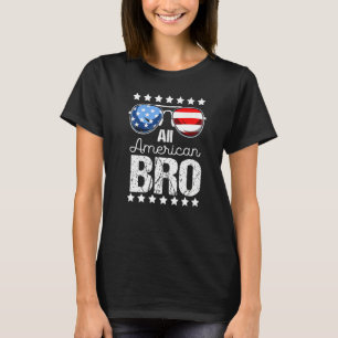 All American Bro 4th of July Men Boy Sunglasses Pa Tシャツ