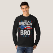 All American BRO Matching Family Fourth 4th of Jul Tシャツ (正面フル)