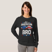 All American BRO Matching Family Fourth 4th of Jul Tシャツ (正面フル)