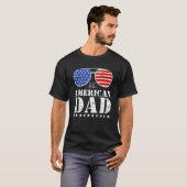 All American Dad Matching Family 4th of July USA S Tシャツ (正面フル)