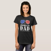 All American Dad Matching Family 4th of July USA S Tシャツ (正面フル)