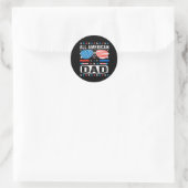 All American Dad Sticker ラウンドシール (バッグ)