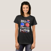 All American Doctor Four Of July Men Tシャツ (正面フル)