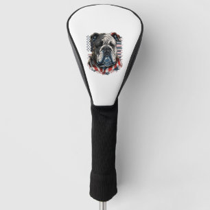 ALL AMERICAN DOG-lovers英語ブルドッグ3 ゴルフヘッドカバー