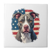 ALL AMERICAN DOG-lovers pit bul (1) タイル (正面)